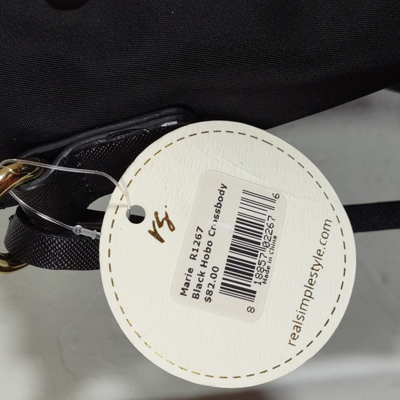 Real Simple Style Nylon Hobo/Crossbody Bag - Picture 13 of 13